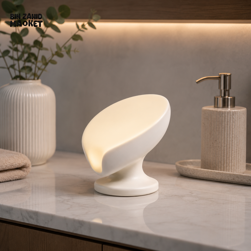 BRILLIANT BATHROOM SOAP DISH - WHITE