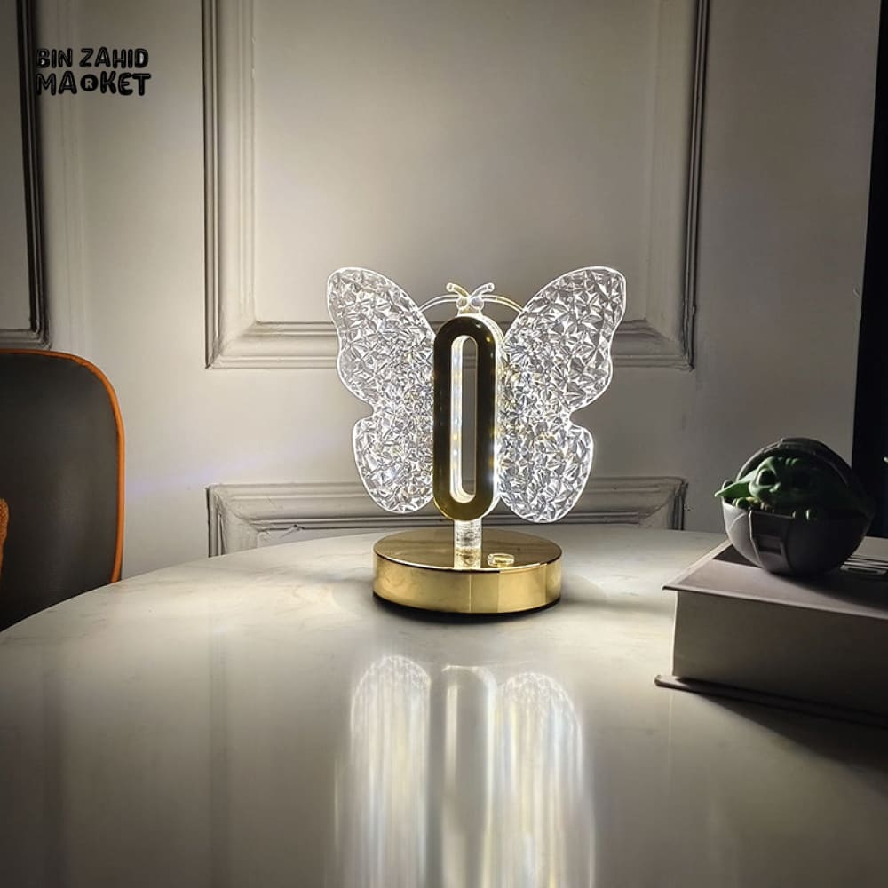 BUTTERFLY LED RECHARGEABLE TABLE LAMP