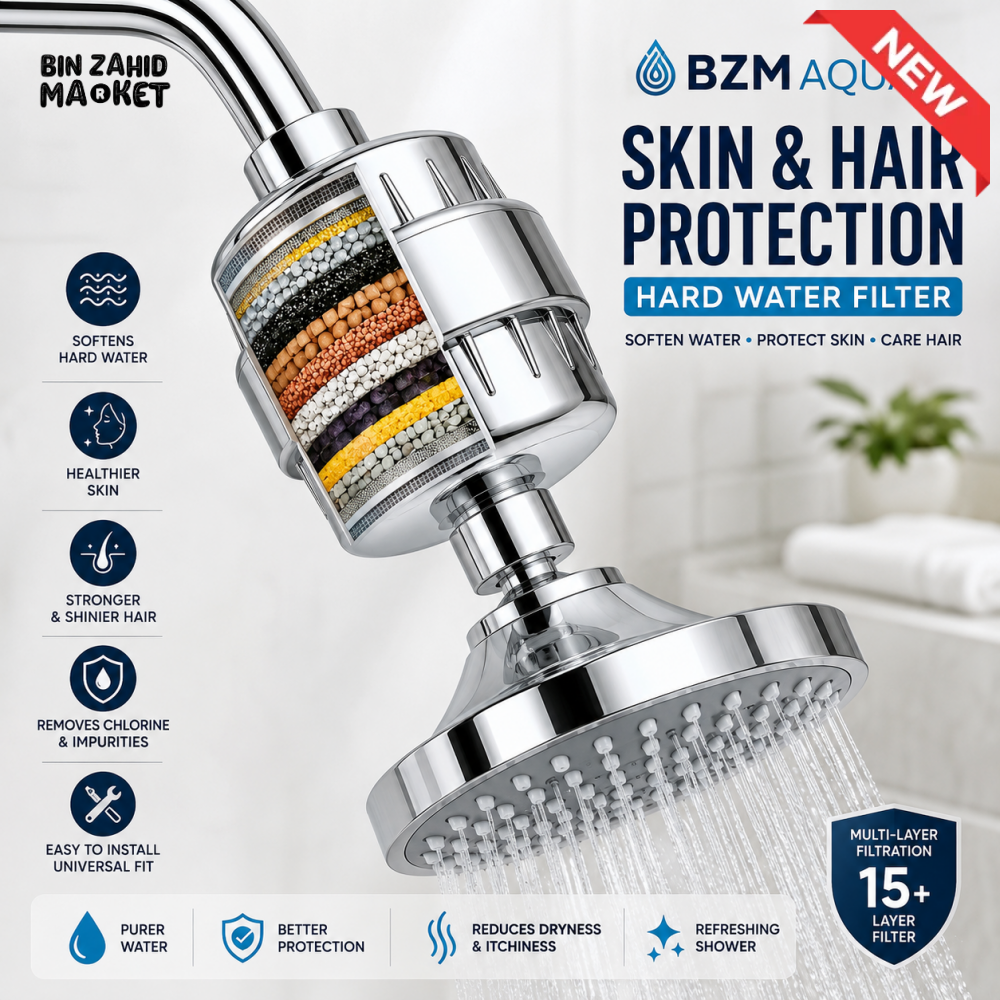 BZM AQUA SKIN & HAIR PROTECTION HARD WATER FILTER
