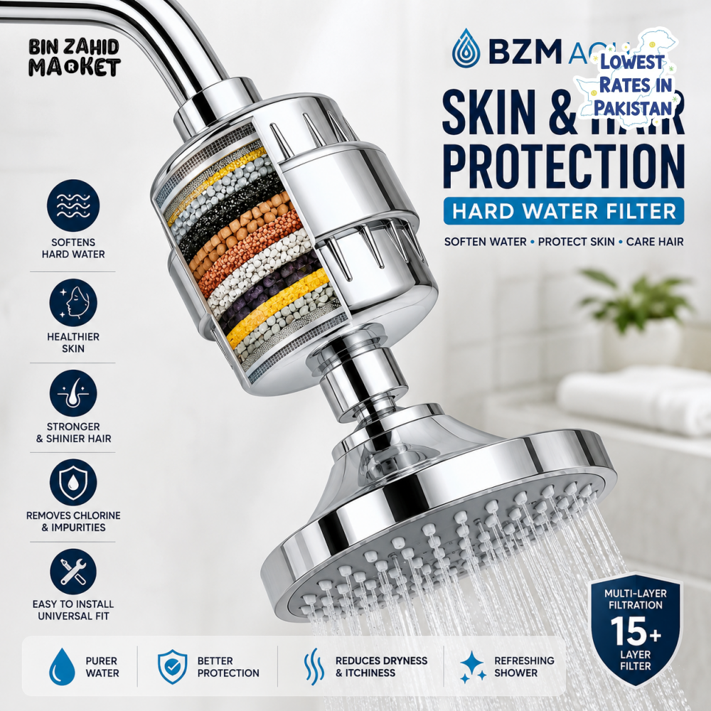 BZM AQUA SKIN & HAIR PROTECTION HARD WATER FILTER