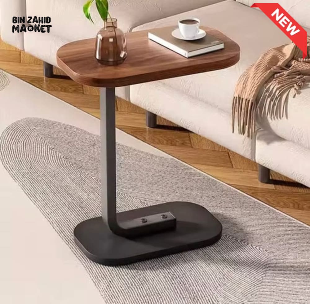 C-SHAPED SIDE TABLE