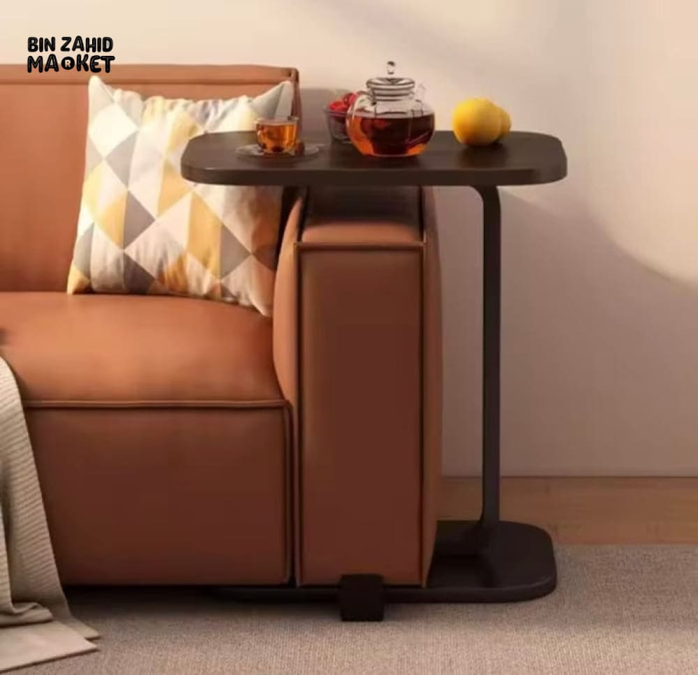 C-SHAPED SIDE TABLE