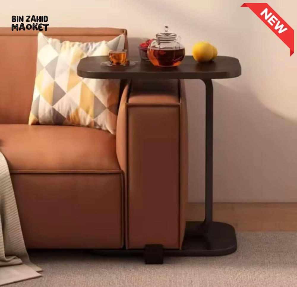 C-SHAPED SIDE TABLE