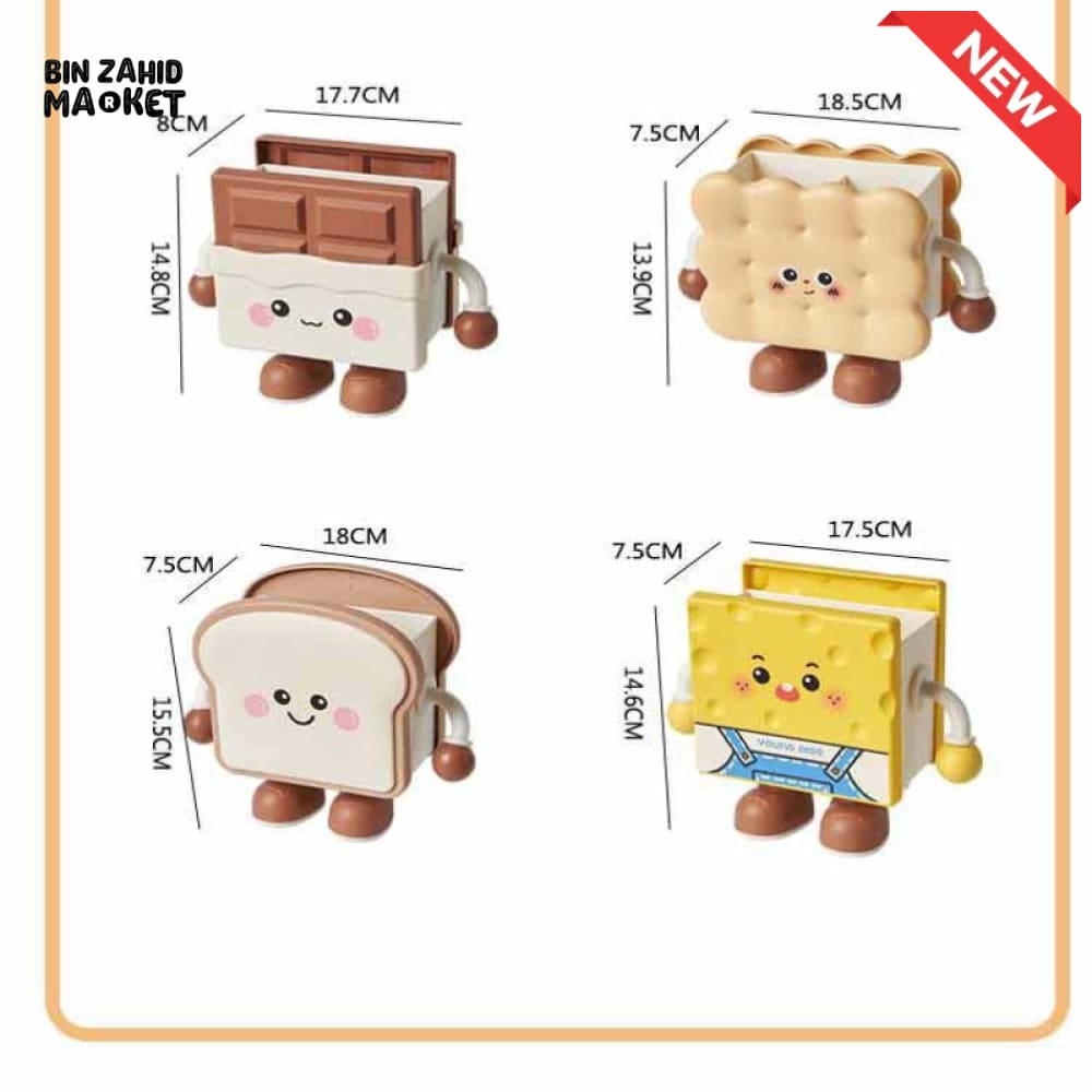 CARTOON COOKIE DESK ORGANIZER & PEN HOLDER STORAGE BOX