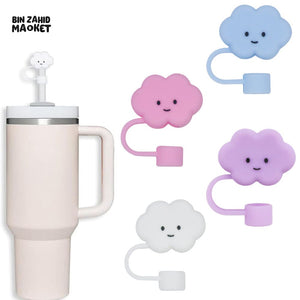 STRAW COVER FOR STANLEY - CLOUDY RESUABLE STRAW TOPPER