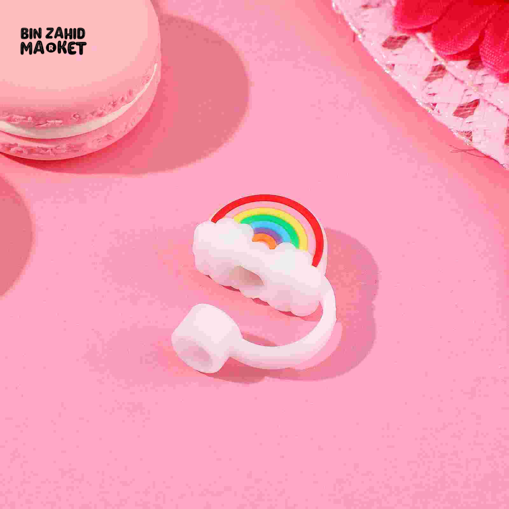 CHEEKSY STRAW CAPS - RAINBOW