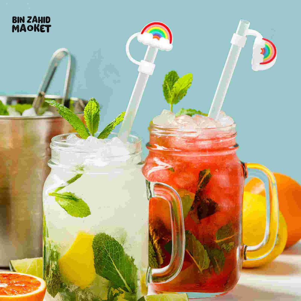 CHEEKSY STRAW CAPS - RAINBOW