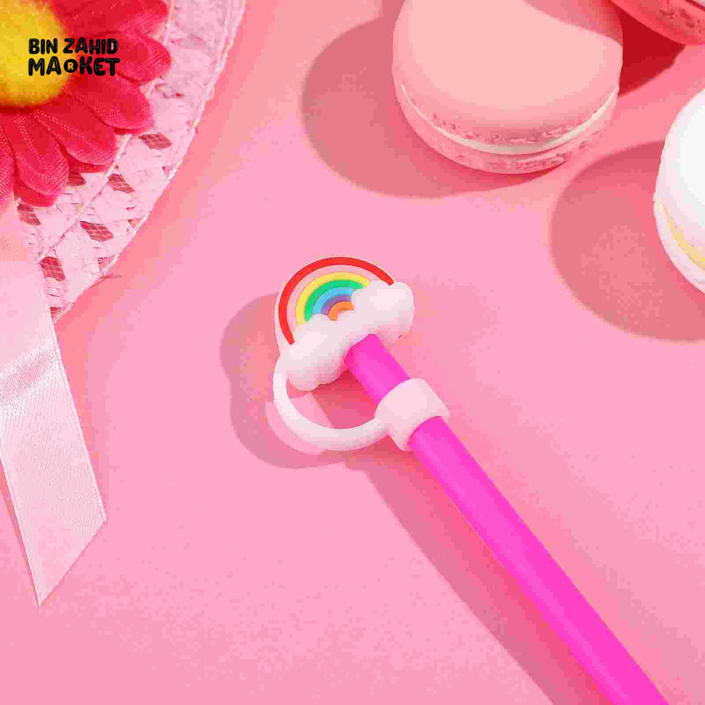 CHEEKSY STRAW CAPS - RAINBOW