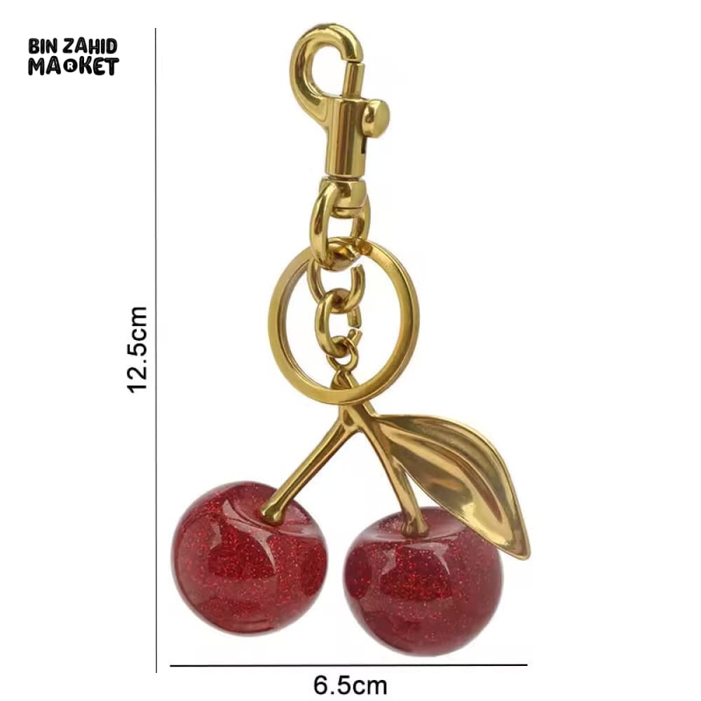 CHERRY KEYCHAIN