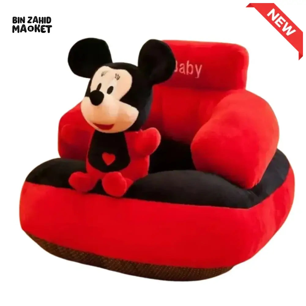 CHILDPLUSH ANIMAL FACE STUFF SOFA MICKEY