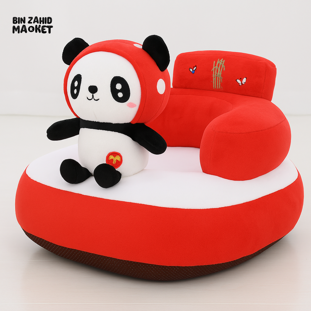 CHILDPLUSH ANIMAL FACE STUFF SOFA PANDA