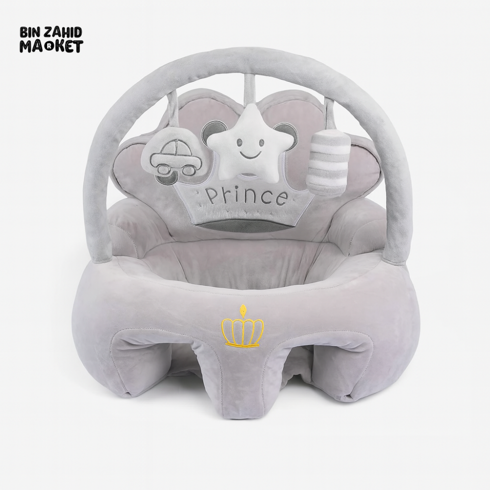 CHILDPLUSH ROYAL TOY BAR RATTLE STUFF SEAT GRAY