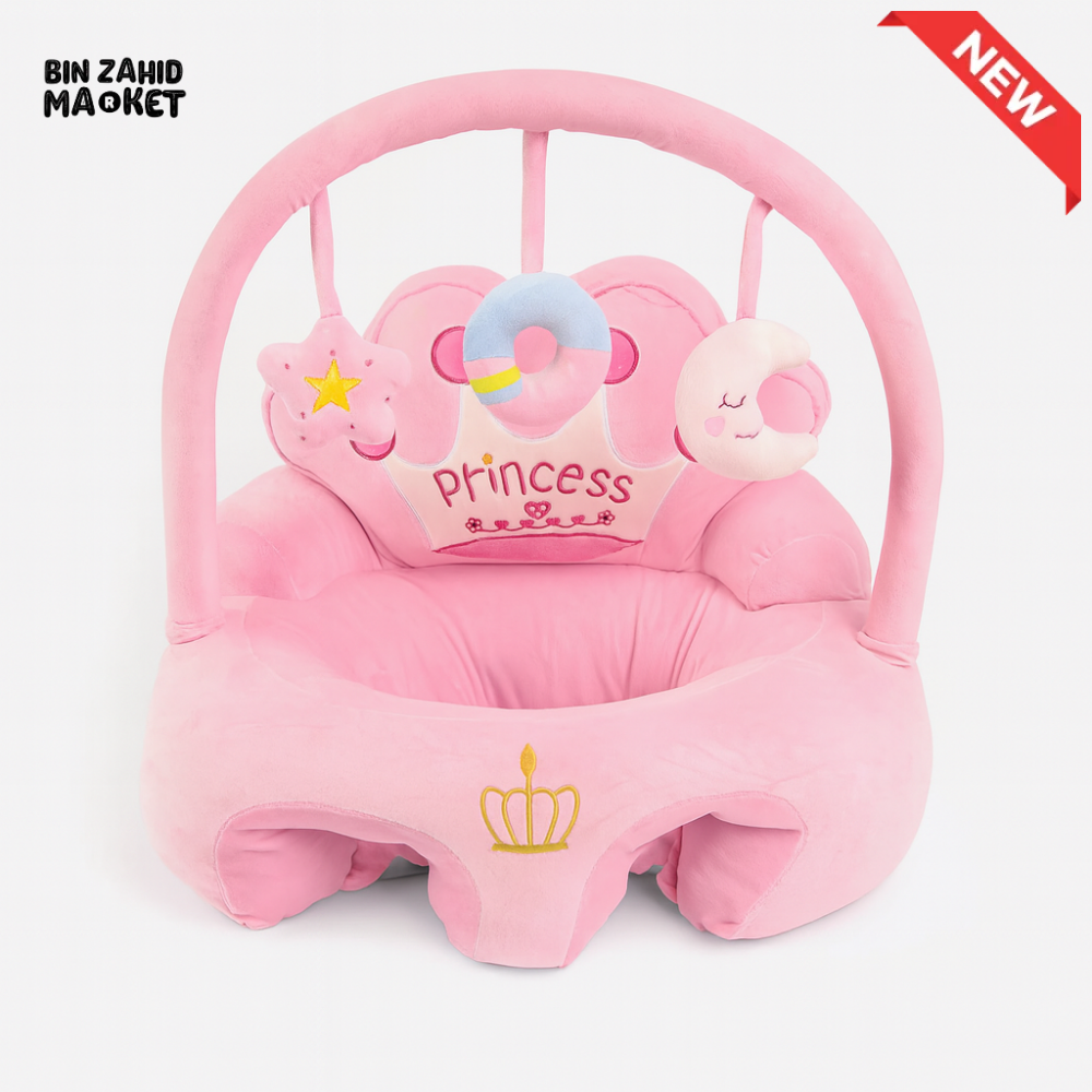 CHILDPLUSH ROYAL TOY BAR RATTLE STUFF SEAT PINK