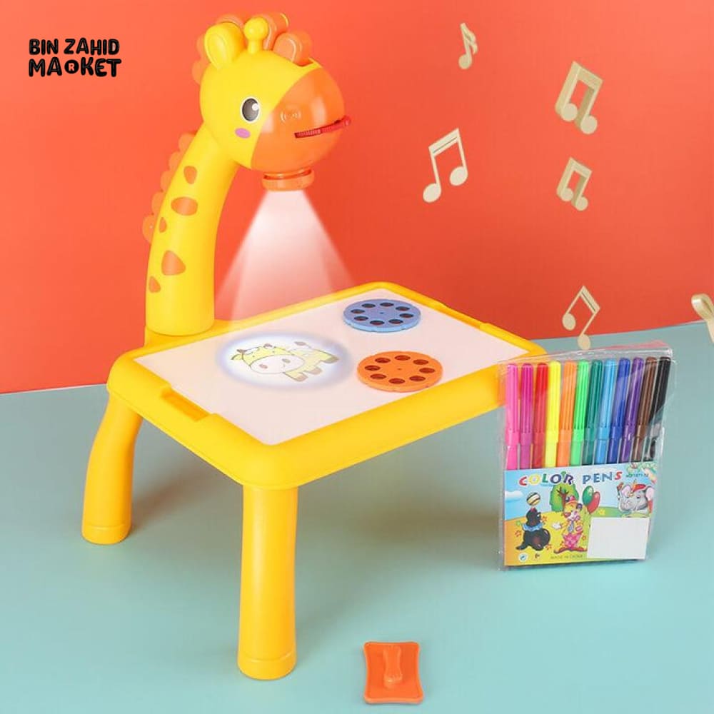 CHILDREN GIRAFFE PROJECTION DRAWING BOARD