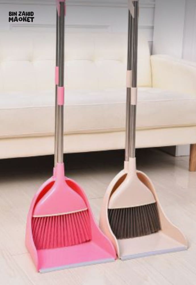 CLEANING BROOM WITH DUSTPAN