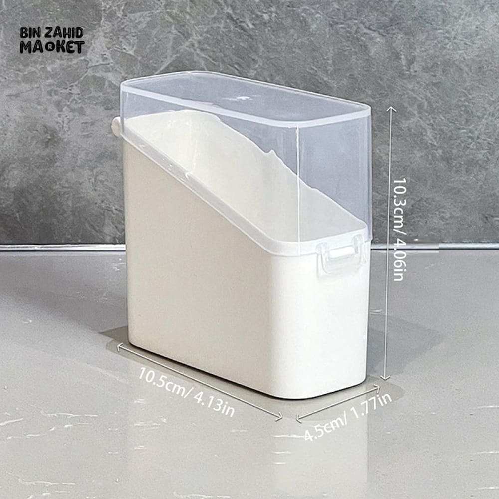 CLEAR PLASTIC FOOD STORAGE CONTAINER – FRIDGE ORGANIZER FOR CHEESE SPICES & COSMETIC SAMPLES