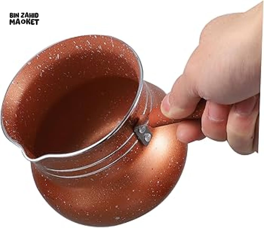 COFFEE POT, BREAKFAST MILK POT, BUTTER WARMER, NON-STICK SMALL COOKING POT - 11CM