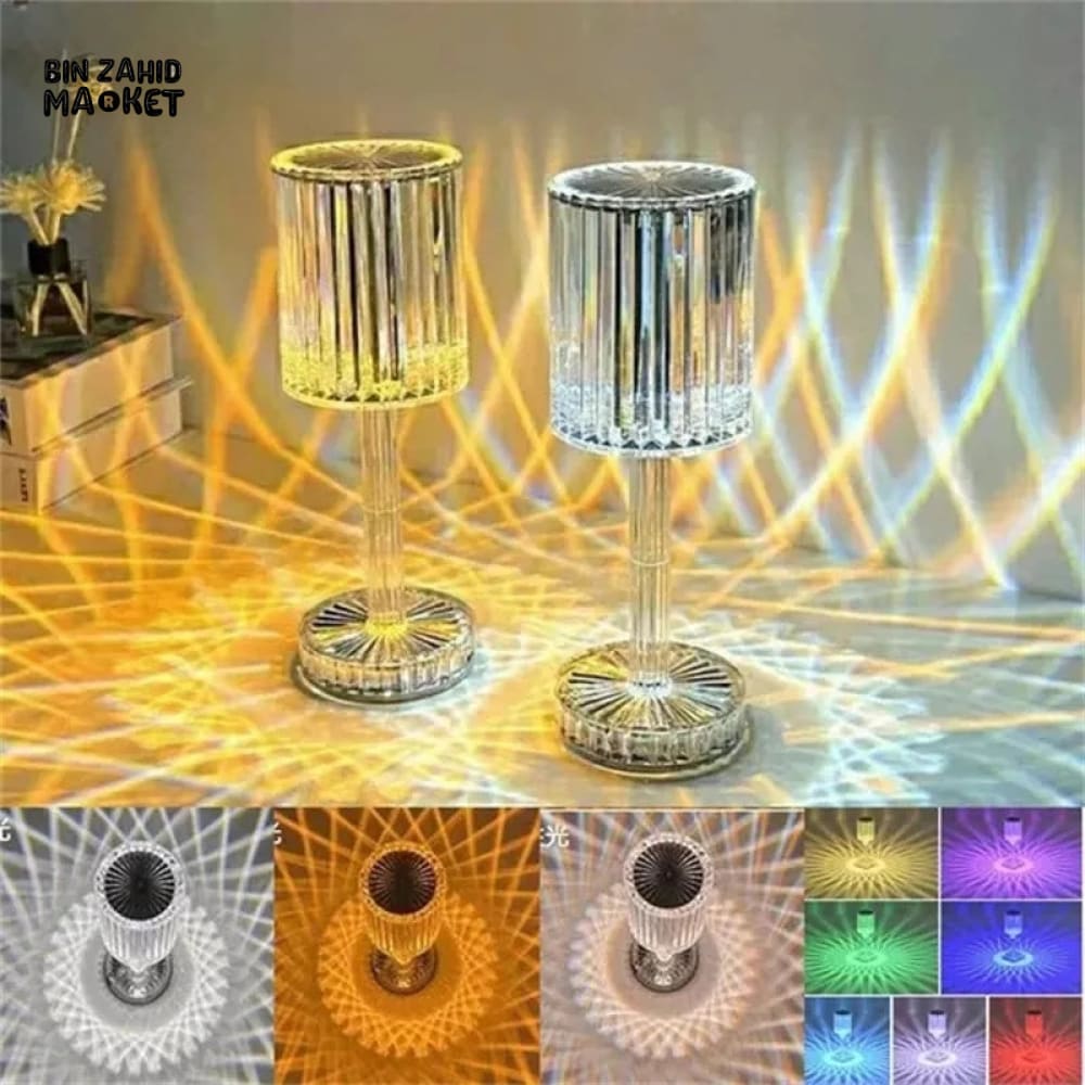 COLOR CHANGING CRYSTAL LAMP