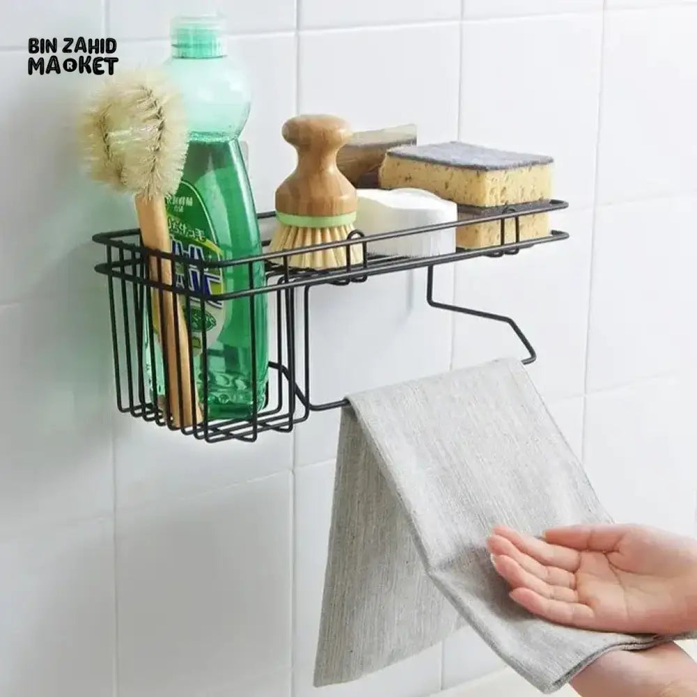 CONVENIENT BATHROOM WALL CADDY White