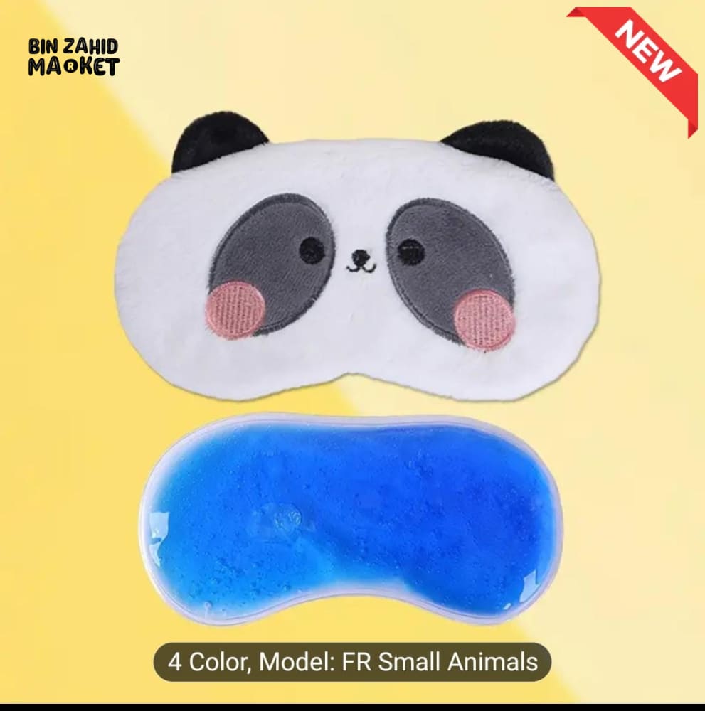 COOLING SLEEP MASK WITH ICE GEL – LIGHT BLOCKING EYE COVER