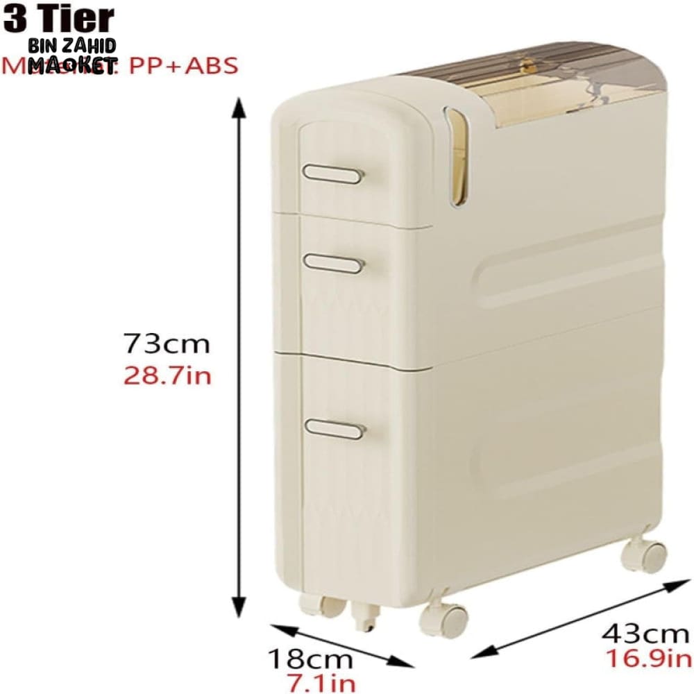 CORNER STORAGE CABINET CART