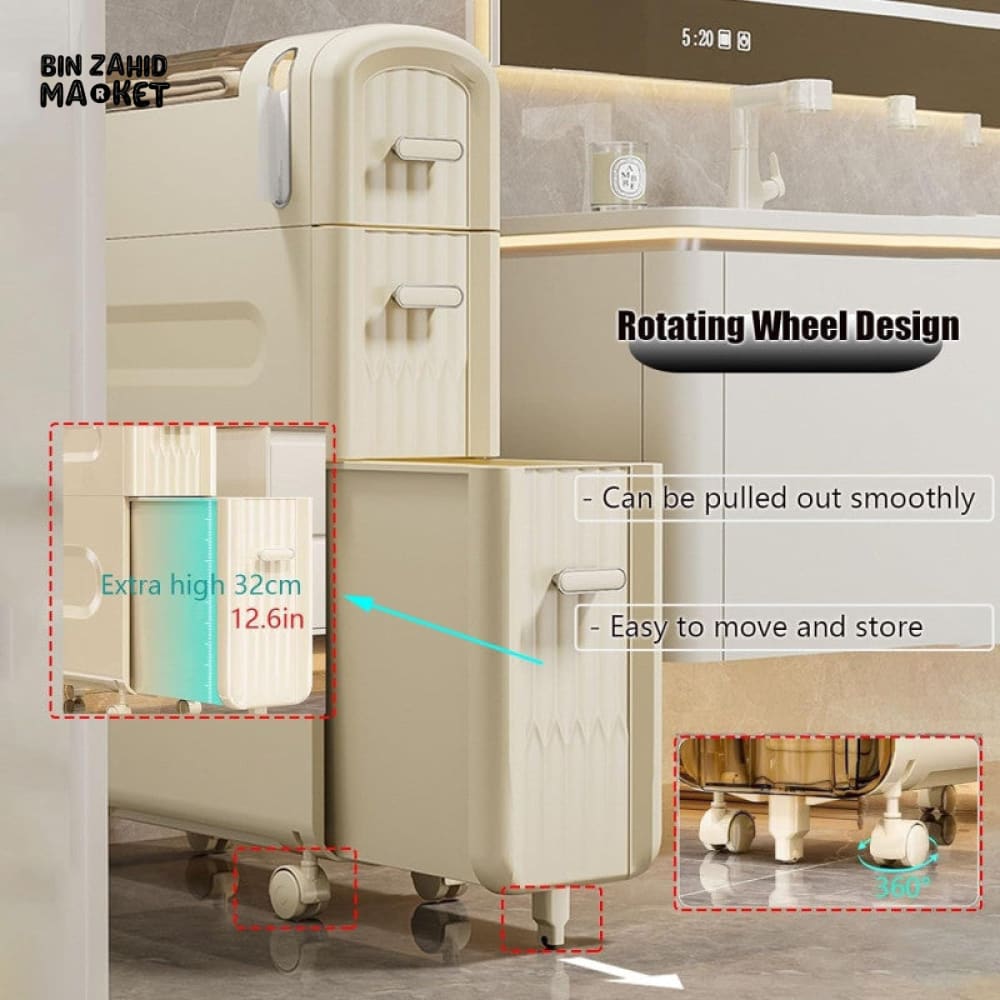 CORNER STORAGE CABINET CART