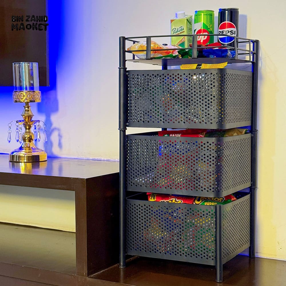 COUNTER-TOP VEGETABLE METAL TROLLEY BY MATRIX