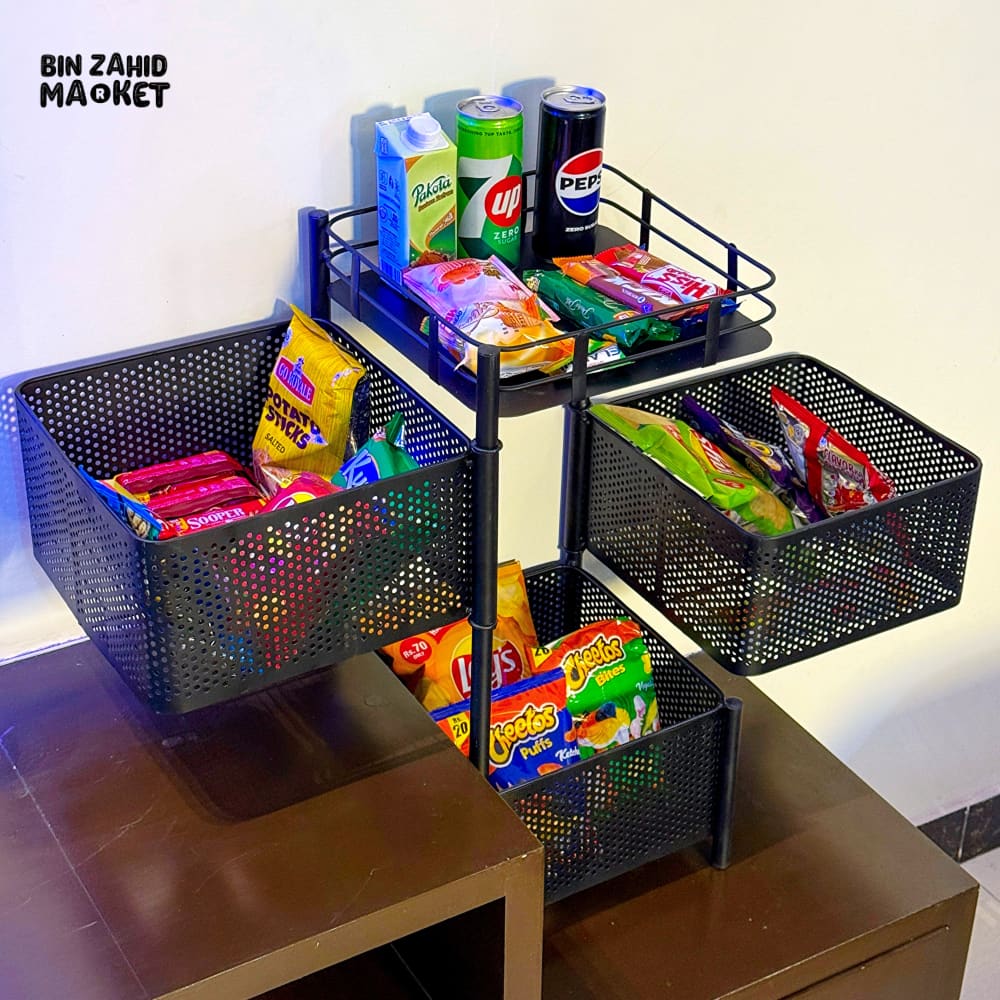 COUNTER-TOP VEGETABLE METAL TROLLEY BY MATRIX