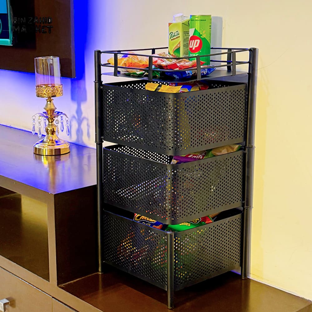 COUNTER-TOP VEGETABLE METAL TROLLEY BY MATRIX