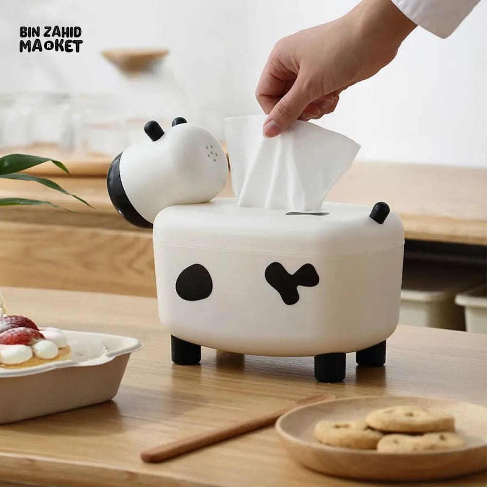 COW TISSUE HOLDER + TOOTHPICK HOLDER