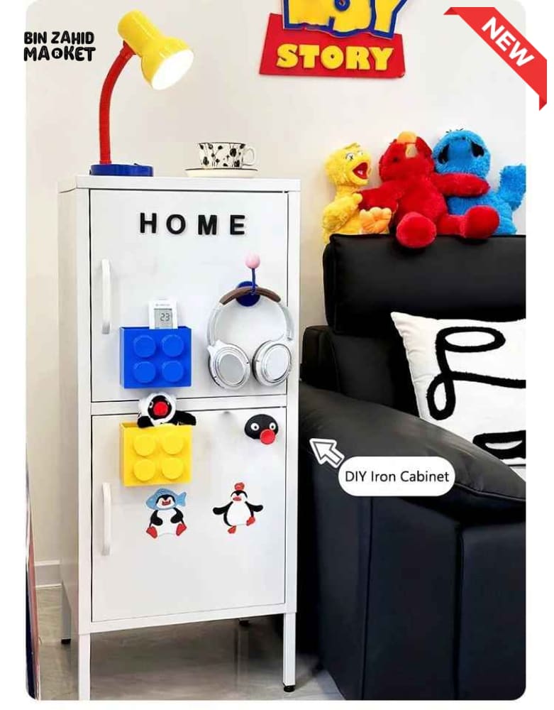 CREATIVE BUILDING BLOCK MAGNETIC STORAGE BOX SET 1 PIECE