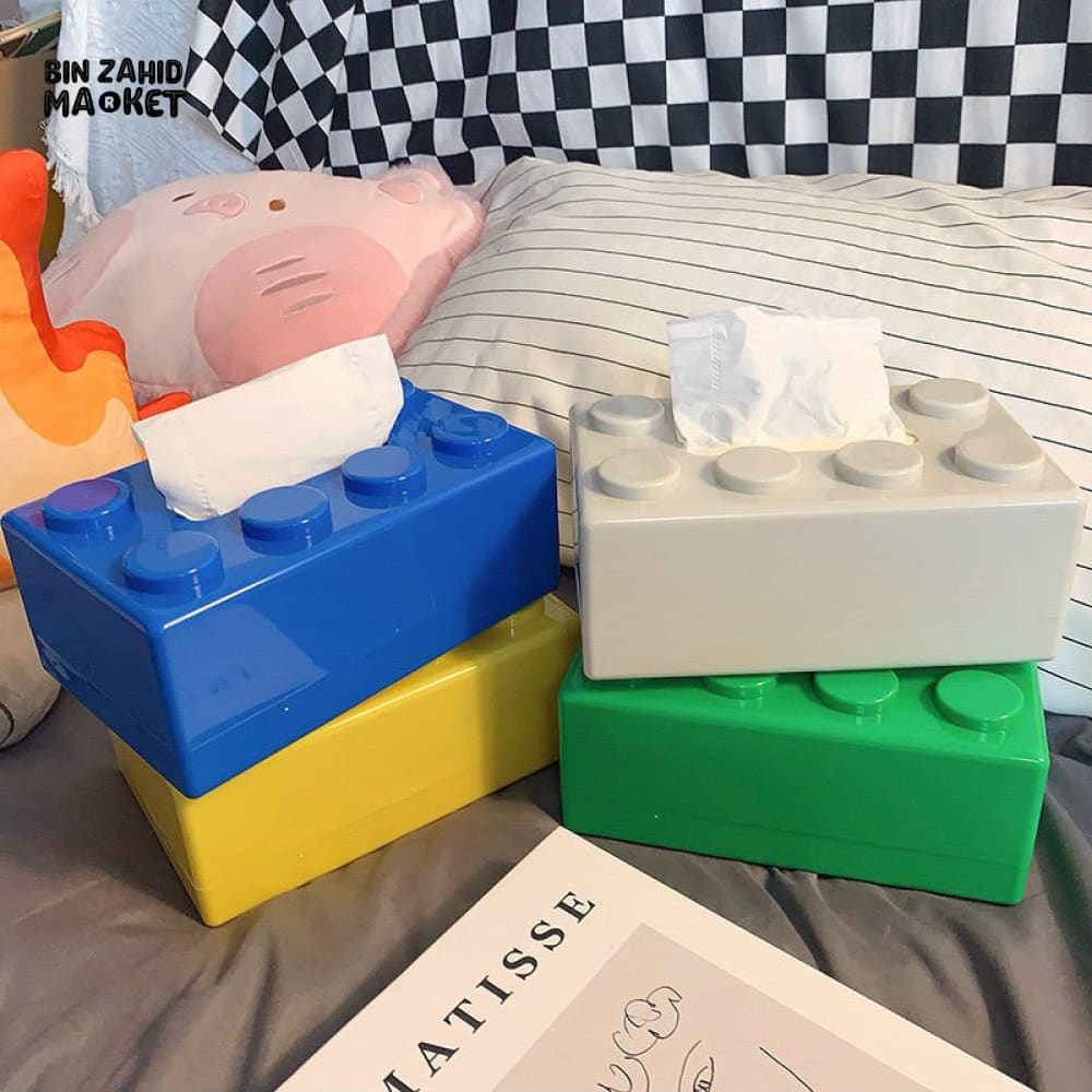 CREATIVE BUILDING BLOCK TISSUE BOX