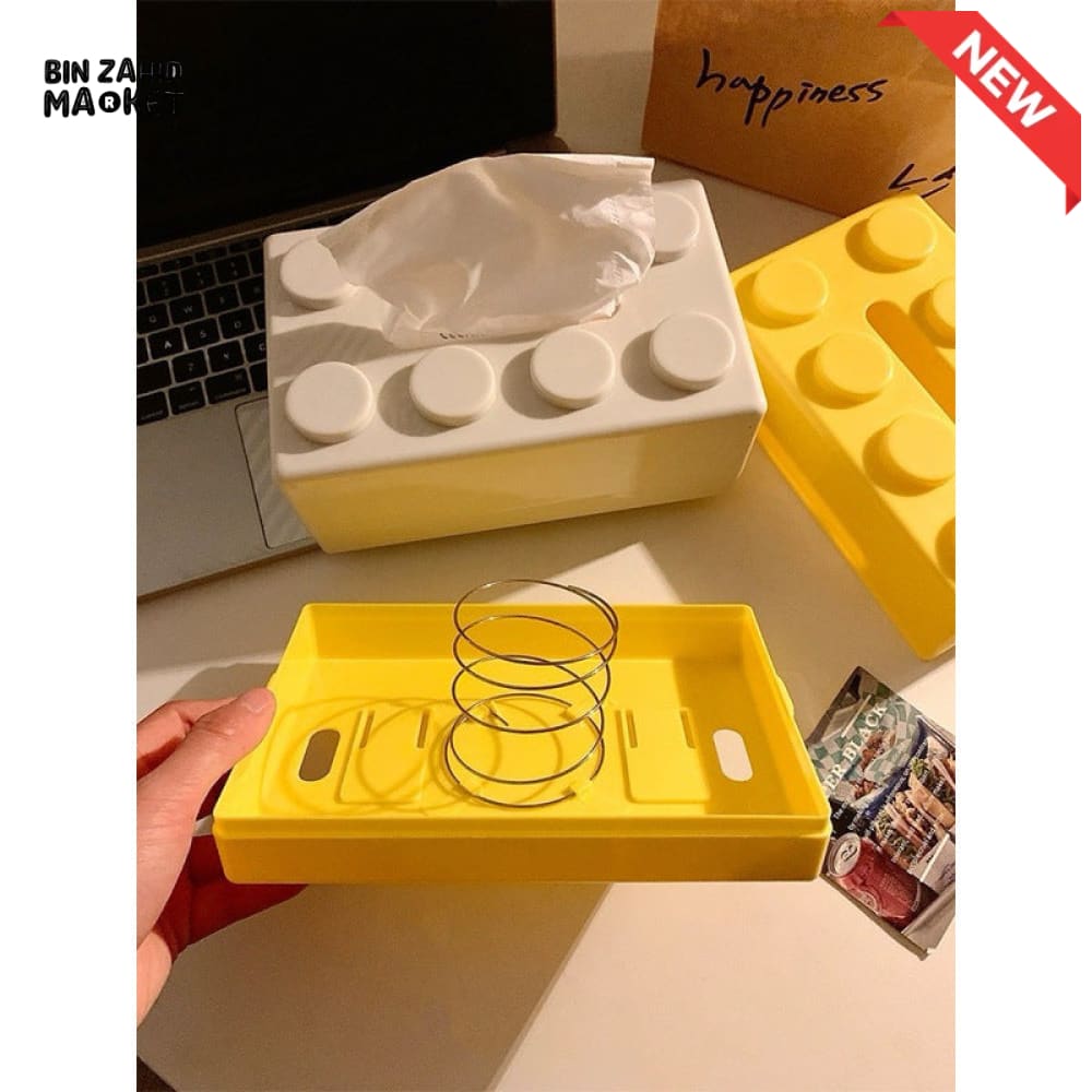 CREATIVE BUILDING BLOCK TISSUE BOX
