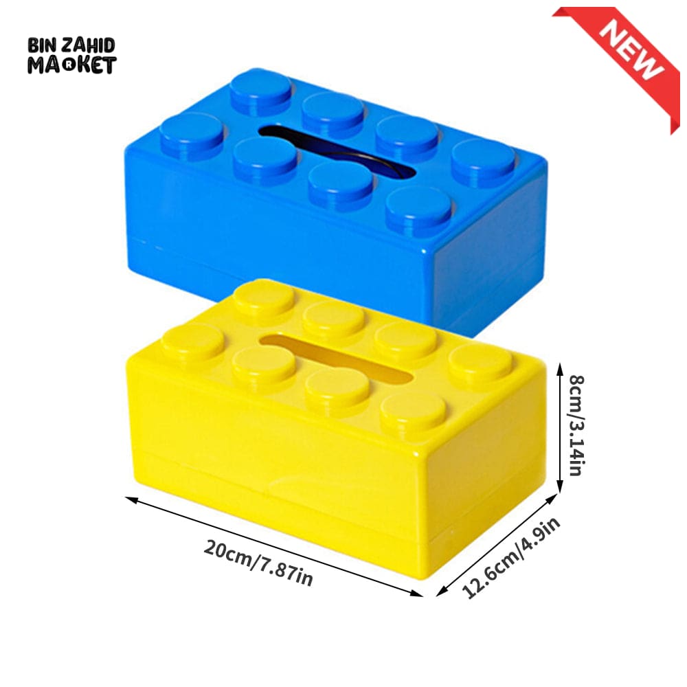 CREATIVE BUILDING BLOCK TISSUE BOX
