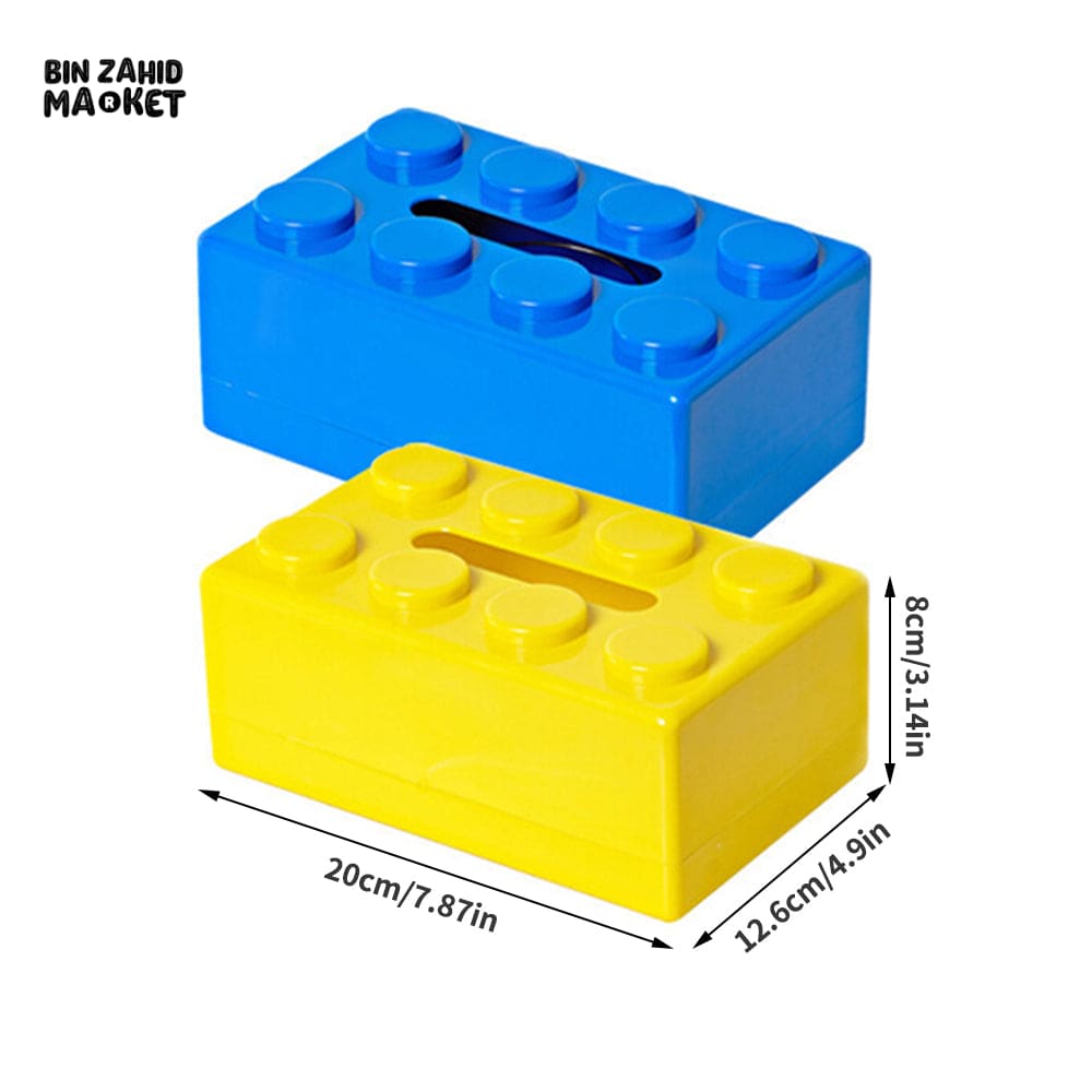 CREATIVE BUILDING BLOCK TISSUE BOX
