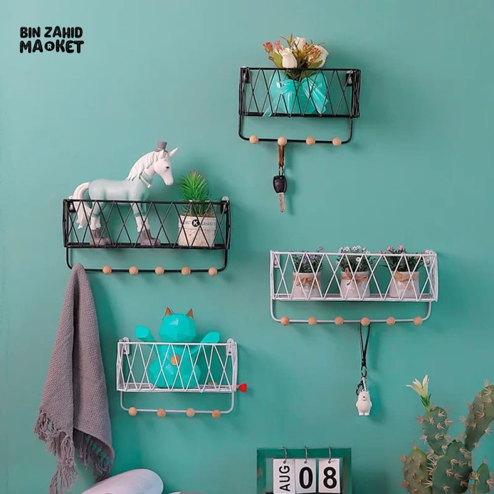 CRISS-CROSS WALL UTILITY SHELF