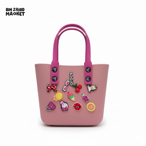 CROCS VITANGE TOTE HAND BAG EXCLUSIVE - LIGHT PINK