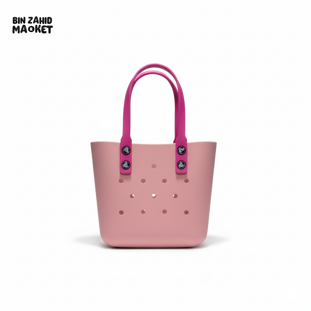 CROCS VITANGE TOTE HAND BAG EXCLUSIVE - LIGHT PINK