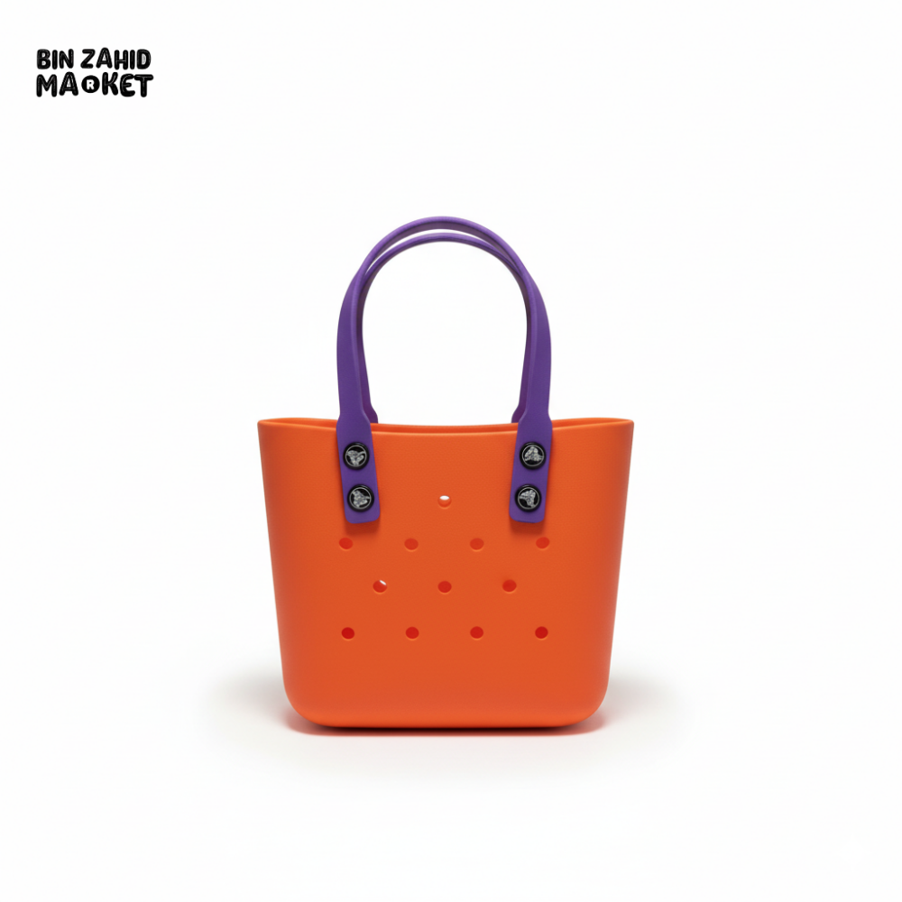 CROCS VITANGE TOTE HAND BAG EXCLUSIVE - ORANGE