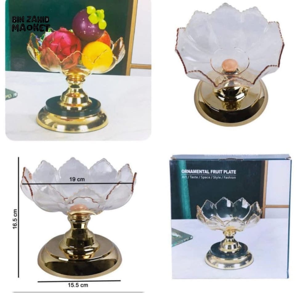 CRYSTAL MADE FRUITS STAND
