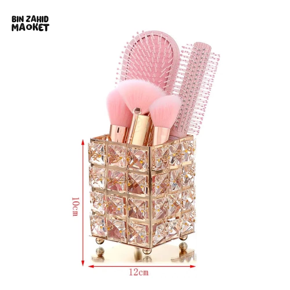CRYSTAL MAKEUP BRUSH HOLDER