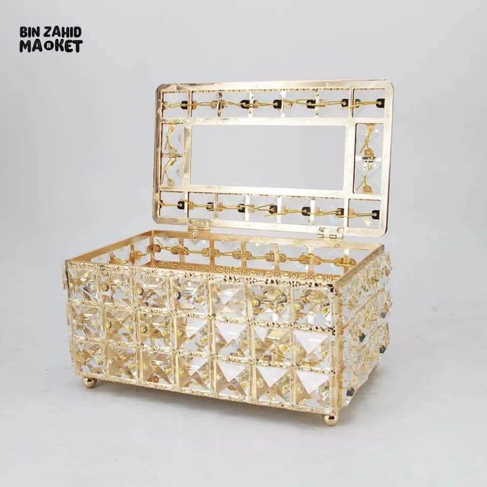 CRYSTAL TISSUE BOX