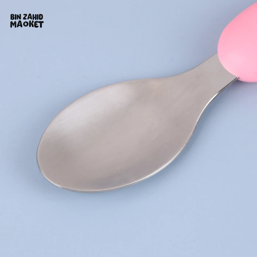 CUTE CARTOON ANIME SPOON FORK SET PORTABLE STAINLESS STEEL TABLEWARE