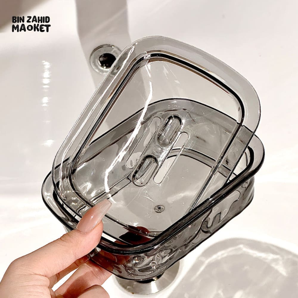 CUTE RABBIT SOAP DISH – WATER DRAINING PLASTIC SOAP RACK FOR BATHROOM