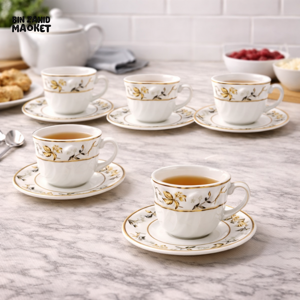 DANNY HOME 190ML TEA CUP & SAUCER SET -XWB190F-F
