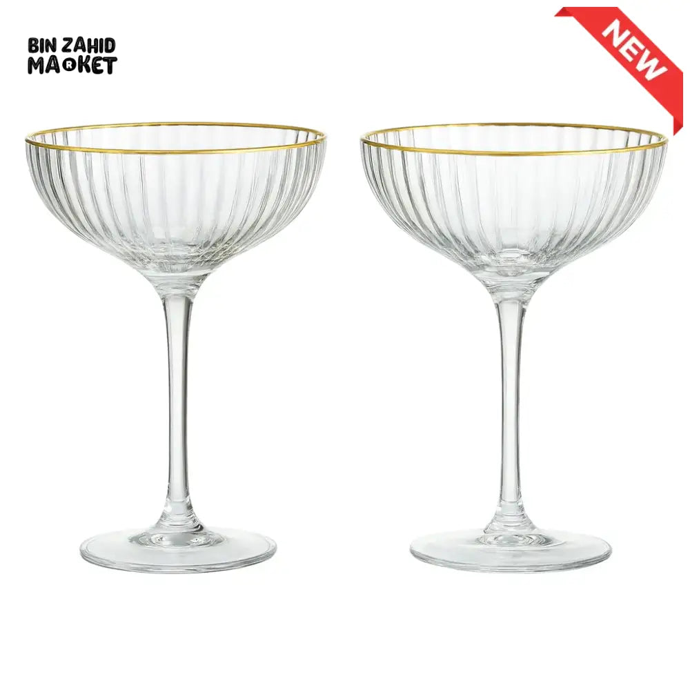DANNY HOME 2 PIECE GLASS SET 100ML – ELEGANT WATER & JUICE KY 003