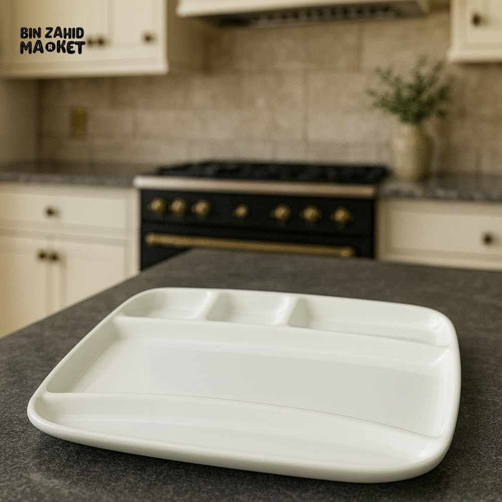 DANNY HOME 2 PIECE WHITE DIVIDED SERVING SF14 30