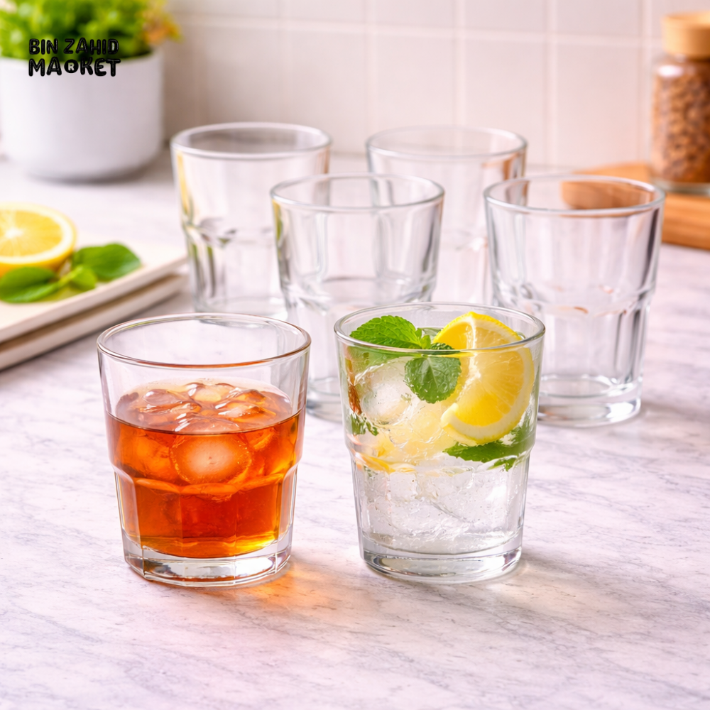 DANNY HOME 285ML GLASS TUMBLER SET 6 PIECES -1988-05