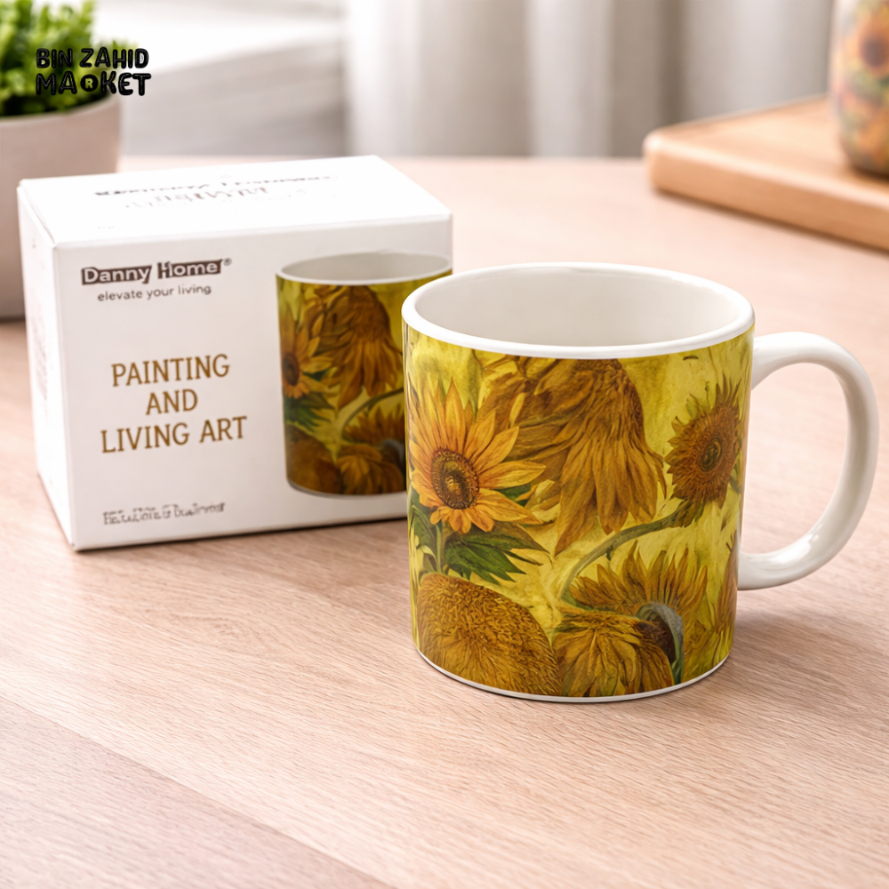 DANNY HOME 350ML CERAMIC ART MUG -BZ01-23