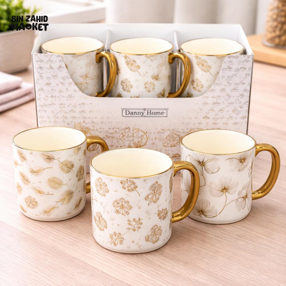 DANNY HOME 450ML CERAMIC MUG EACH -BZ01-6